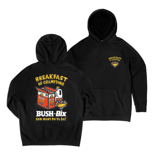 Bush Bix Hoodie Black Hoodie Bush Chook
