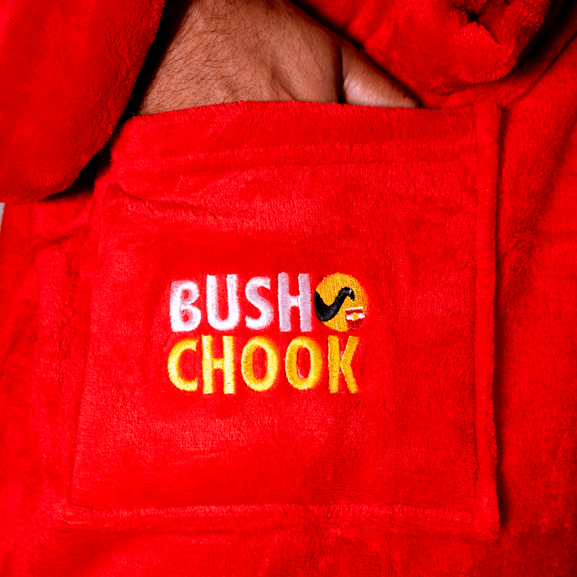 Bush Chook Hooded Robe Bathrobe Bush Chook