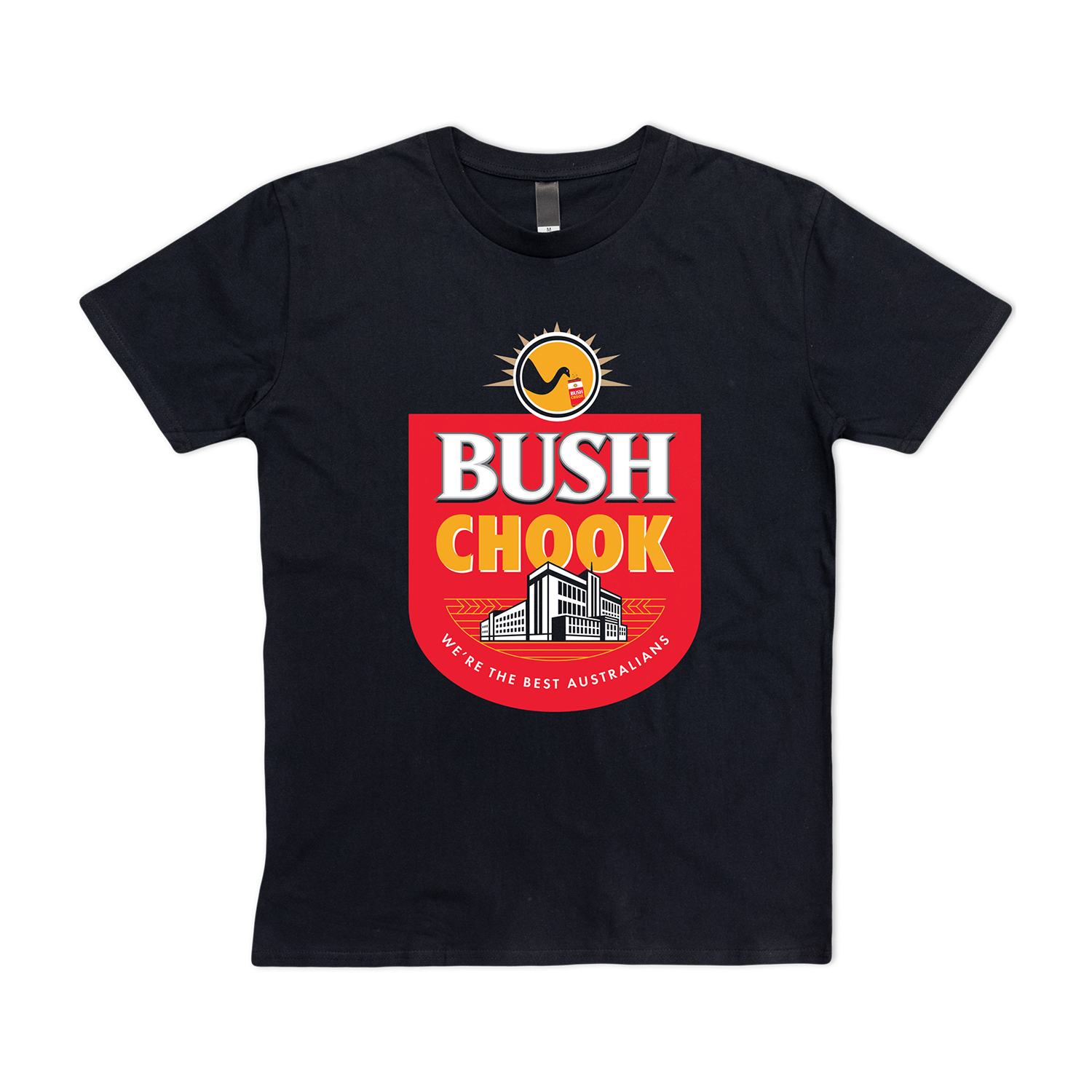 Bush Chook Tee Black T-Shirt Bush Chook