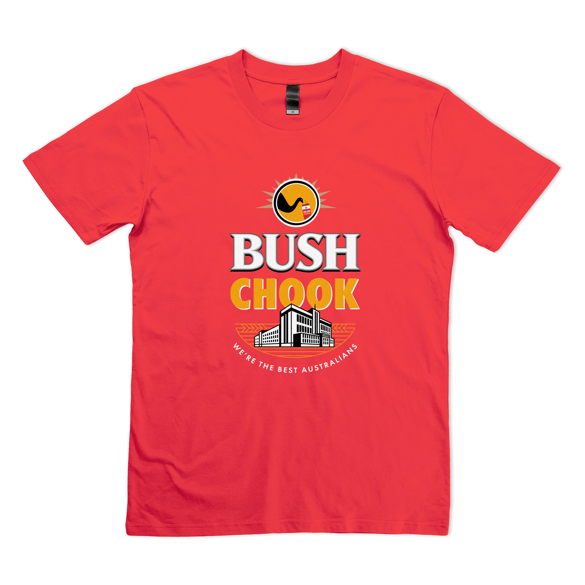 Bush Chook Tee Red T-Shirt Bush Chook