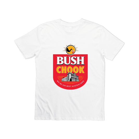 Bush Chook Tee White T-Shirt Bush Chook