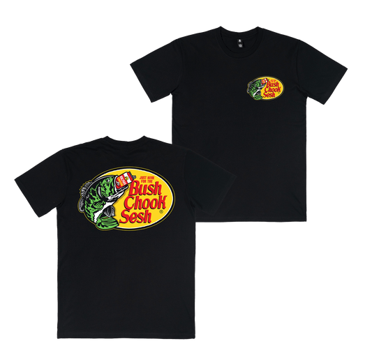 Bush Pro Tee Black T-Shirt Bush Chook