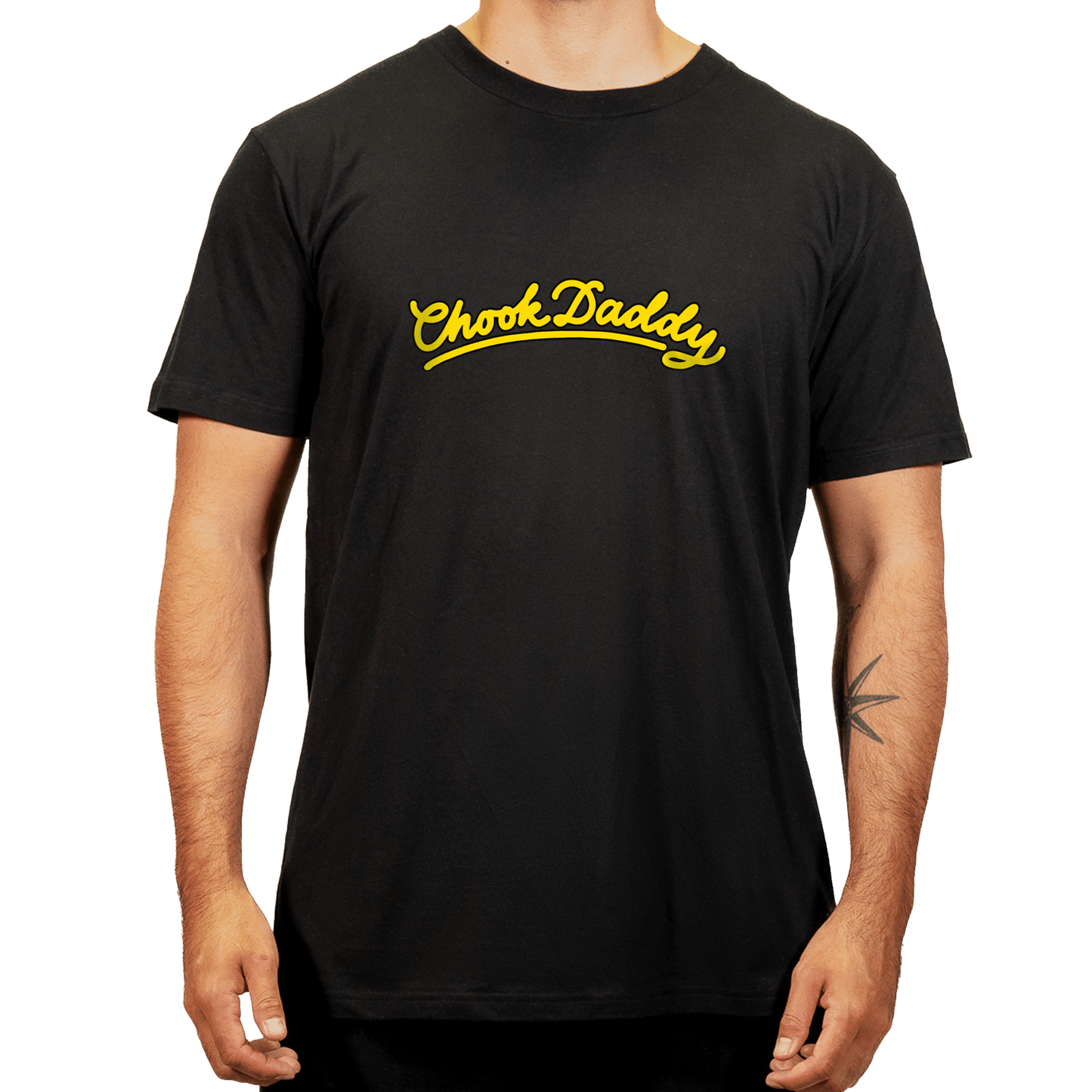 Chook Daddy Tee V2 Black T-Shirt Bush Chook