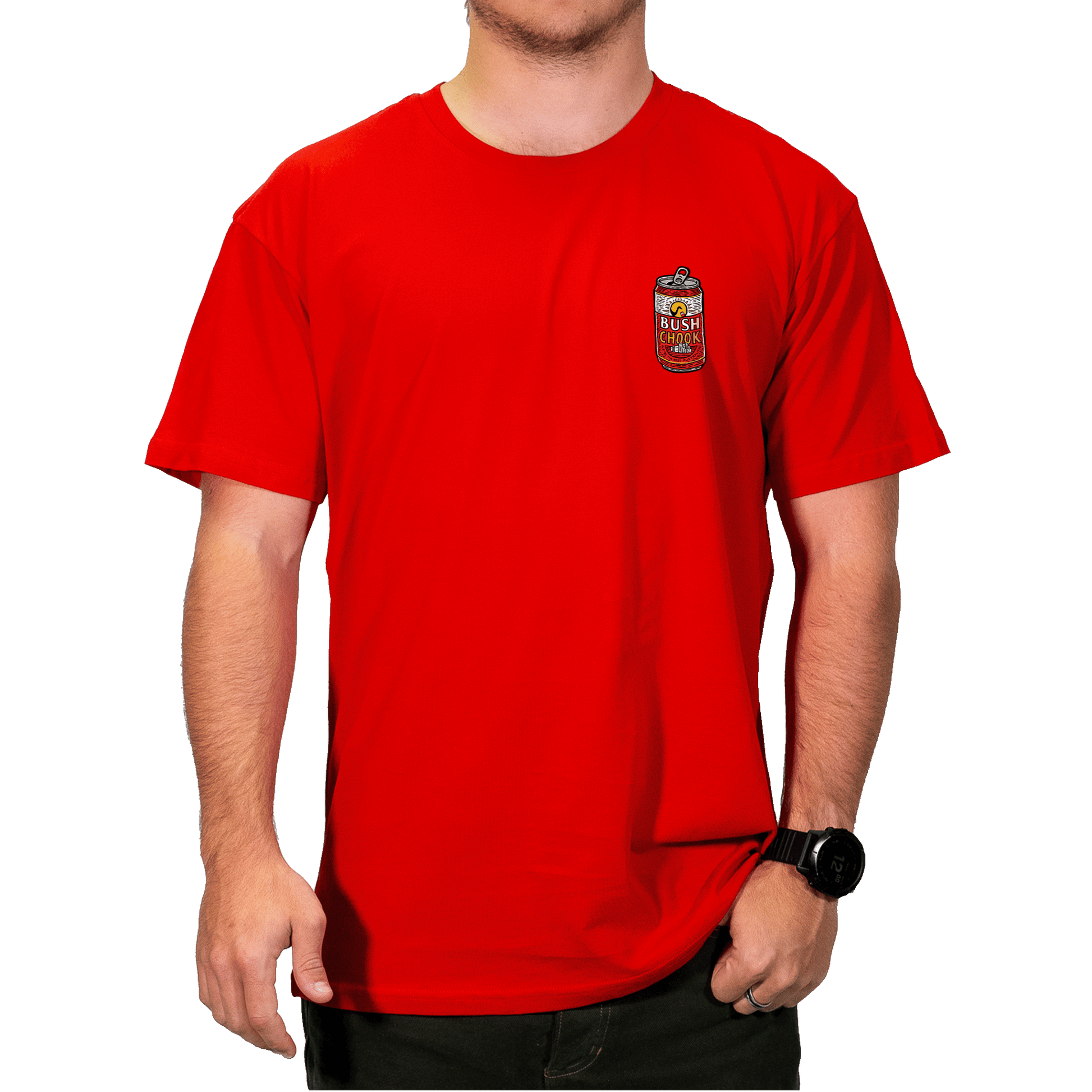 Chook Relief Tee Red T-Shirt Bush Chook