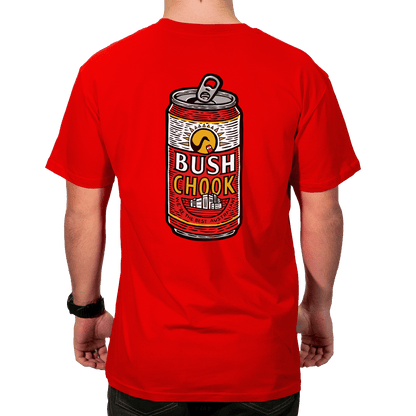 Chook Relief Tee Red T-Shirt Bush Chook