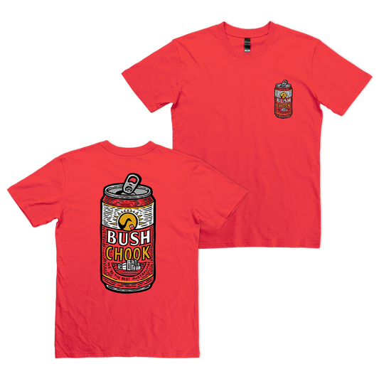 Chook Relief Tee Red T-Shirt Bush Chook