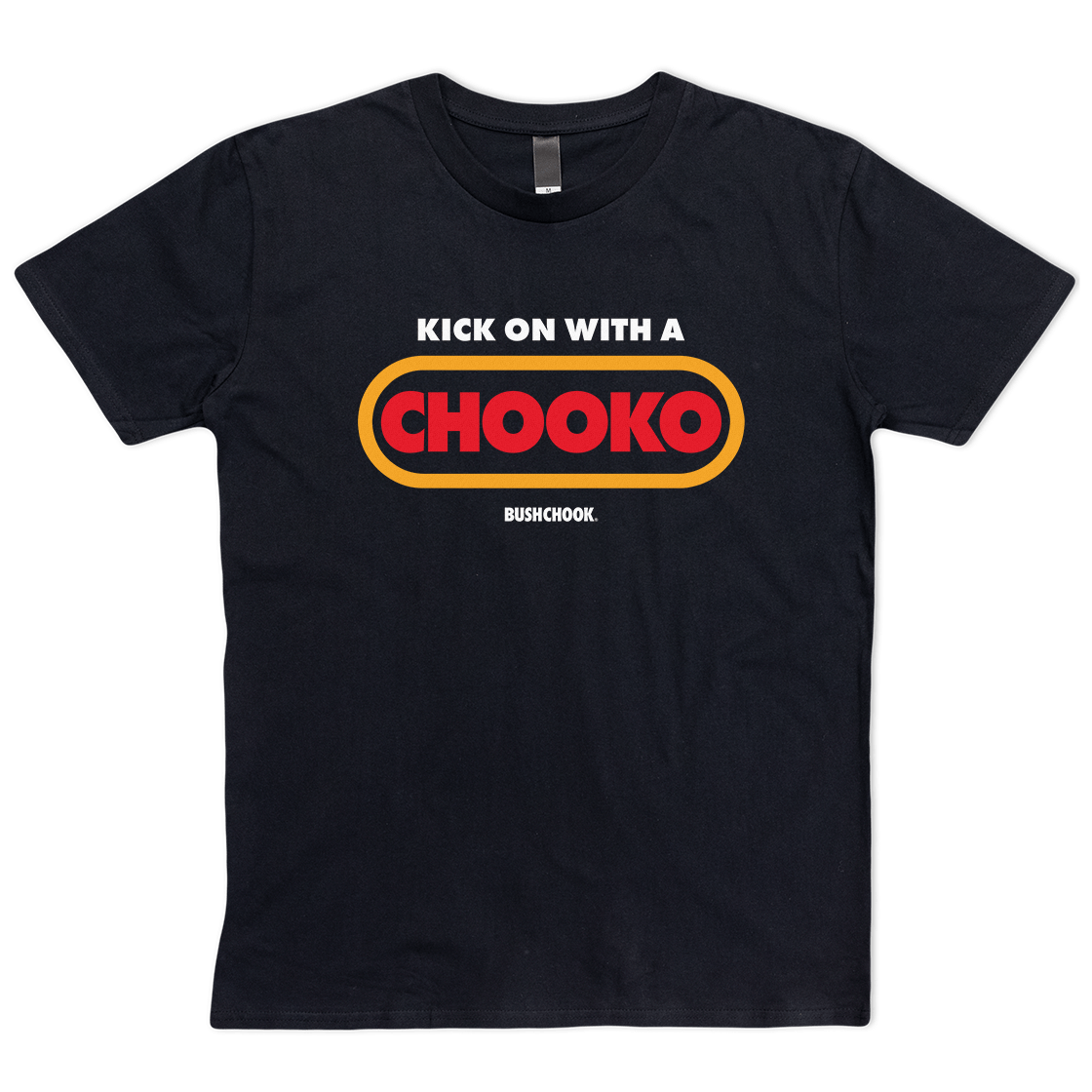 Chooko Tee Black T-Shirt Bush Chook