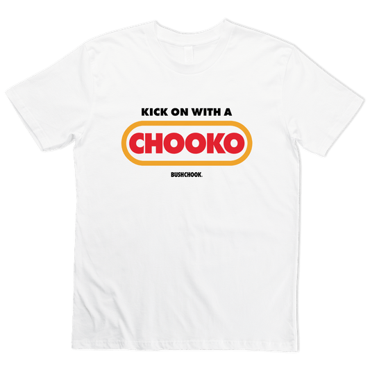 Chooko Tee White T-Shirt Bush Chook