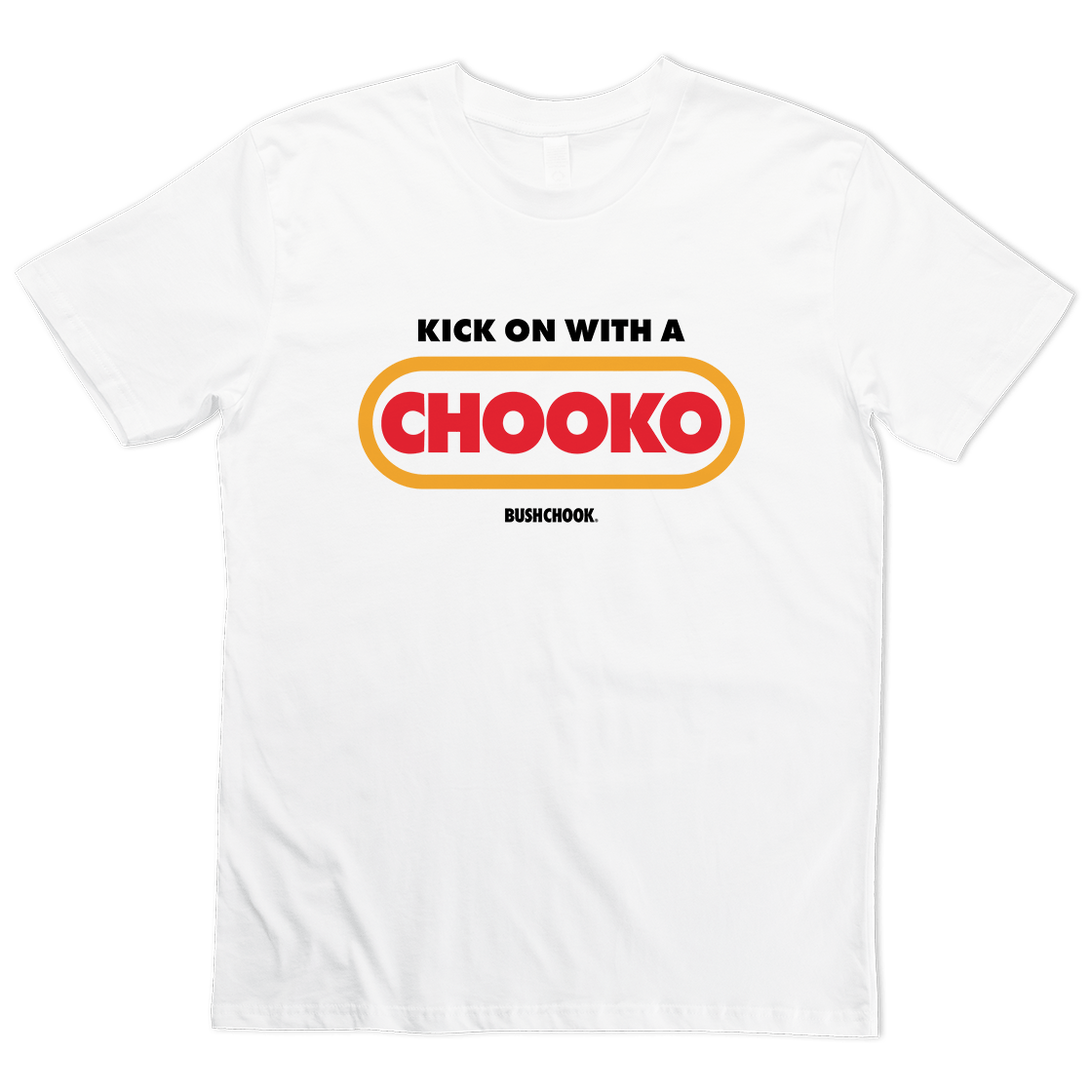Chooko Tee White T-Shirt Bush Chook
