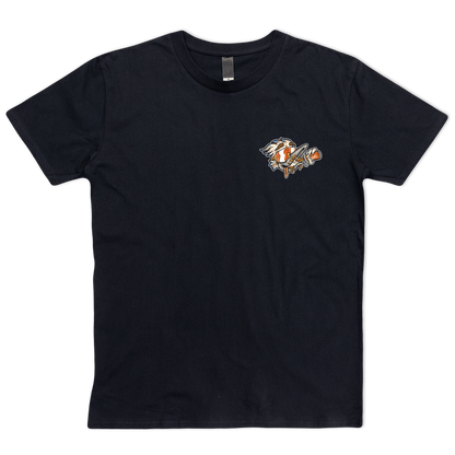 Cooked Burra Tee Black T-Shirt Bush Chook