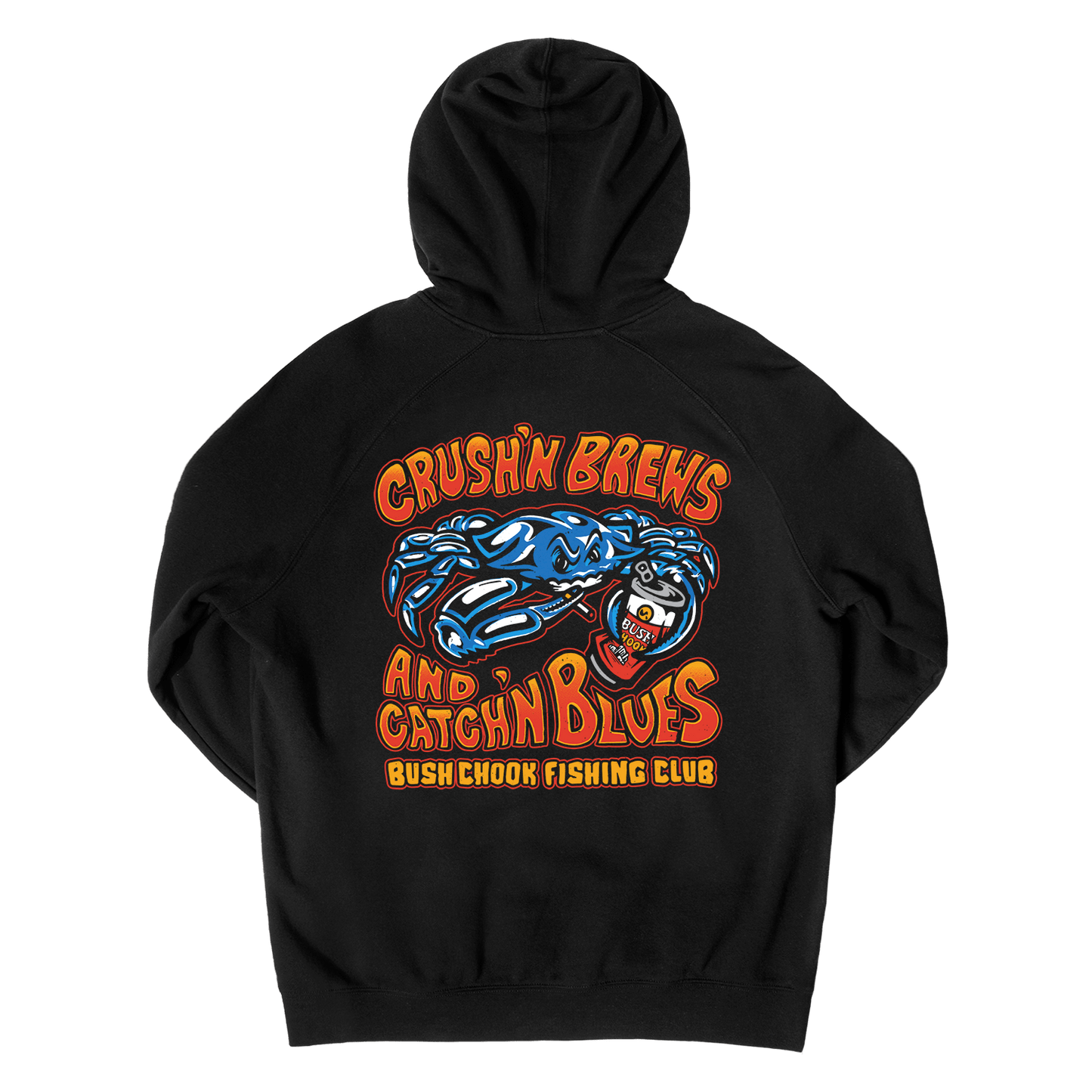 Crush'n Brews Hoodie Black Hoodie Bush Chook