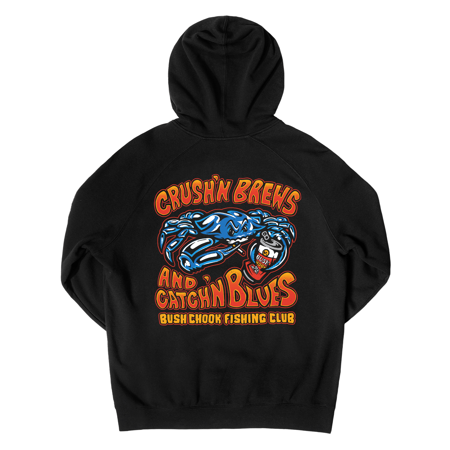 Crush'n Brews Hoodie Black Hoodie Bush Chook