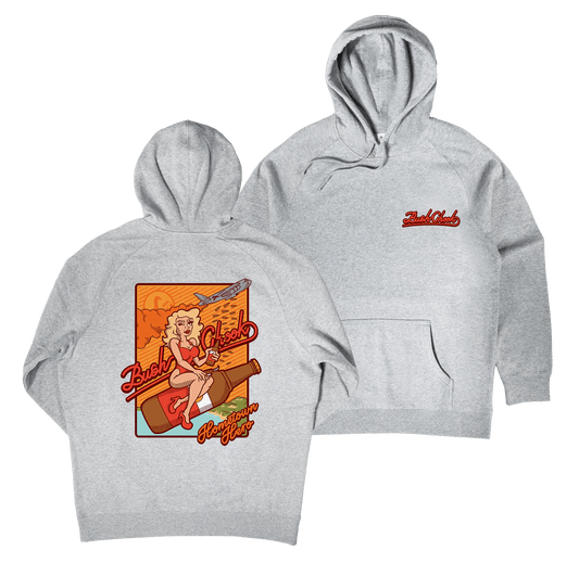 Hometown Hero Hoodie Grey Hoodie Bush Chook