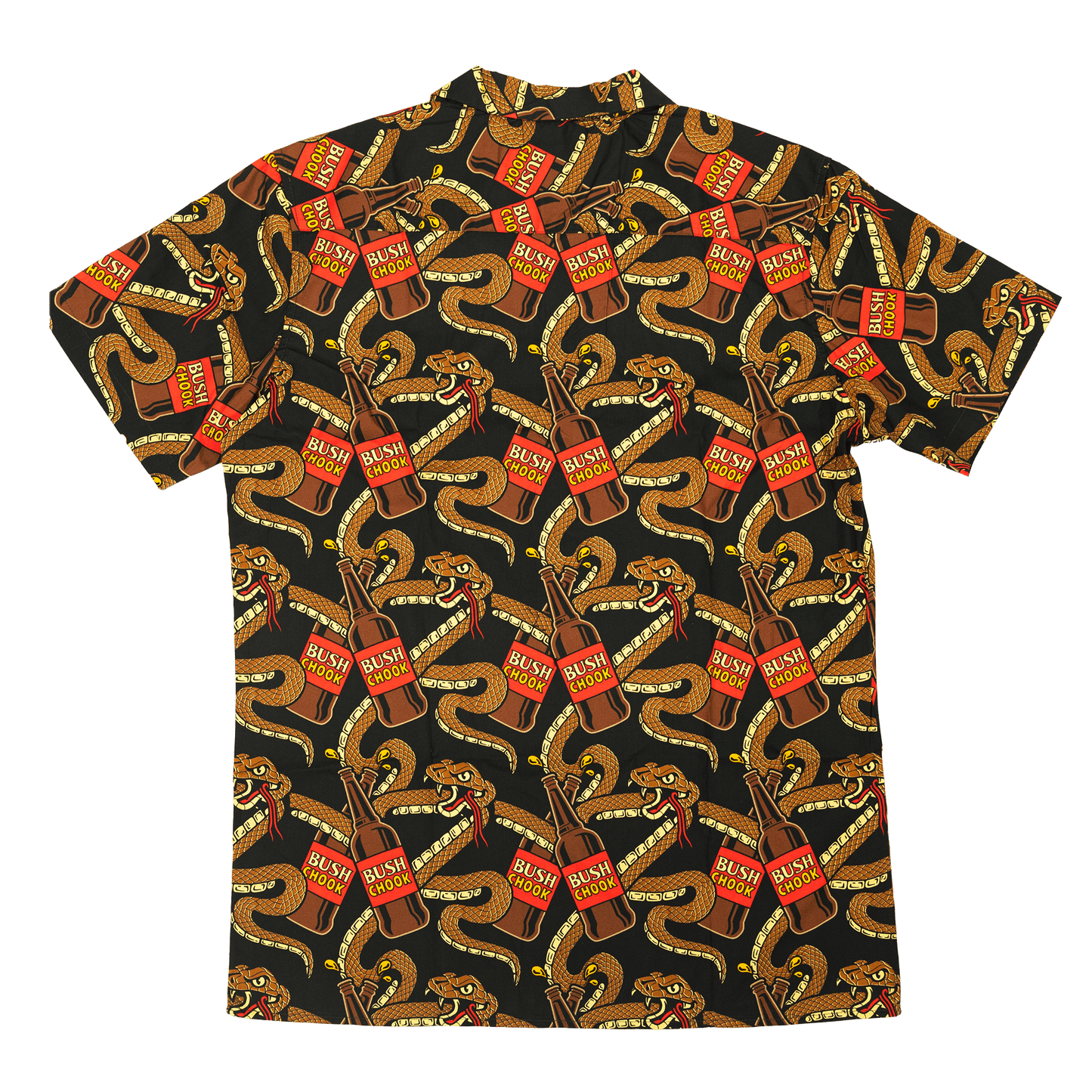 King Brown Party Shirt Button-up Bush Chook