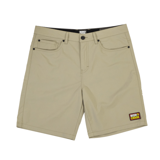 Margs Walk Shorts Khaki Shorts Bush Chook
