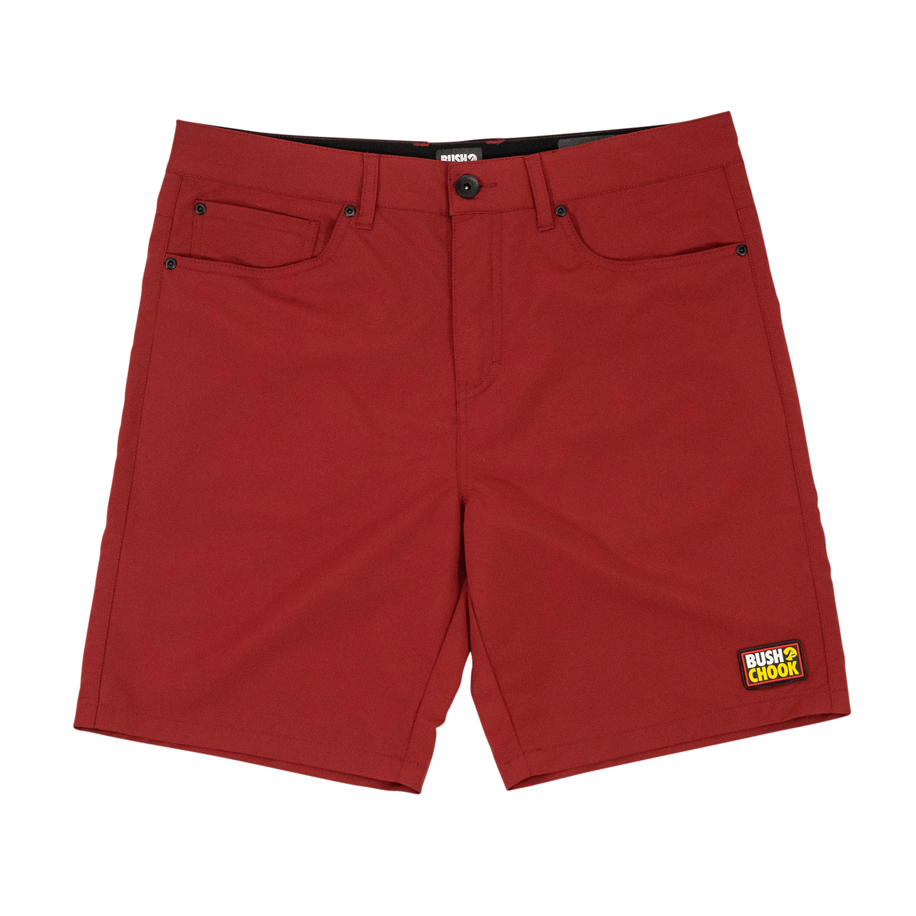 Margs Walk Shorts Maroon Shorts Bush Chook