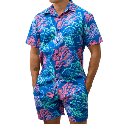 Miami Sunset Button-up Button-up Bush Chook