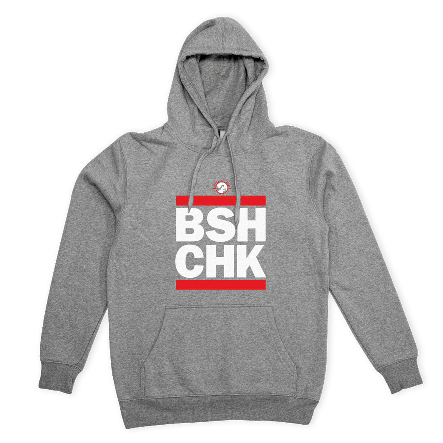 Run the Chooks Hoodie Grey Hoodie Bush Chook