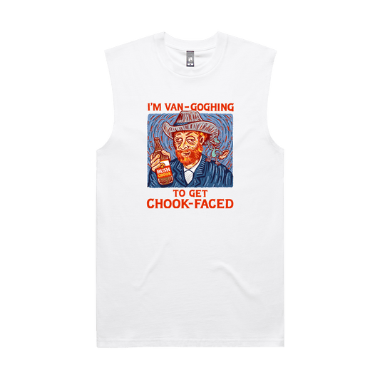 Self Portrait Muscle Tee White T-Shirt Bush Chook