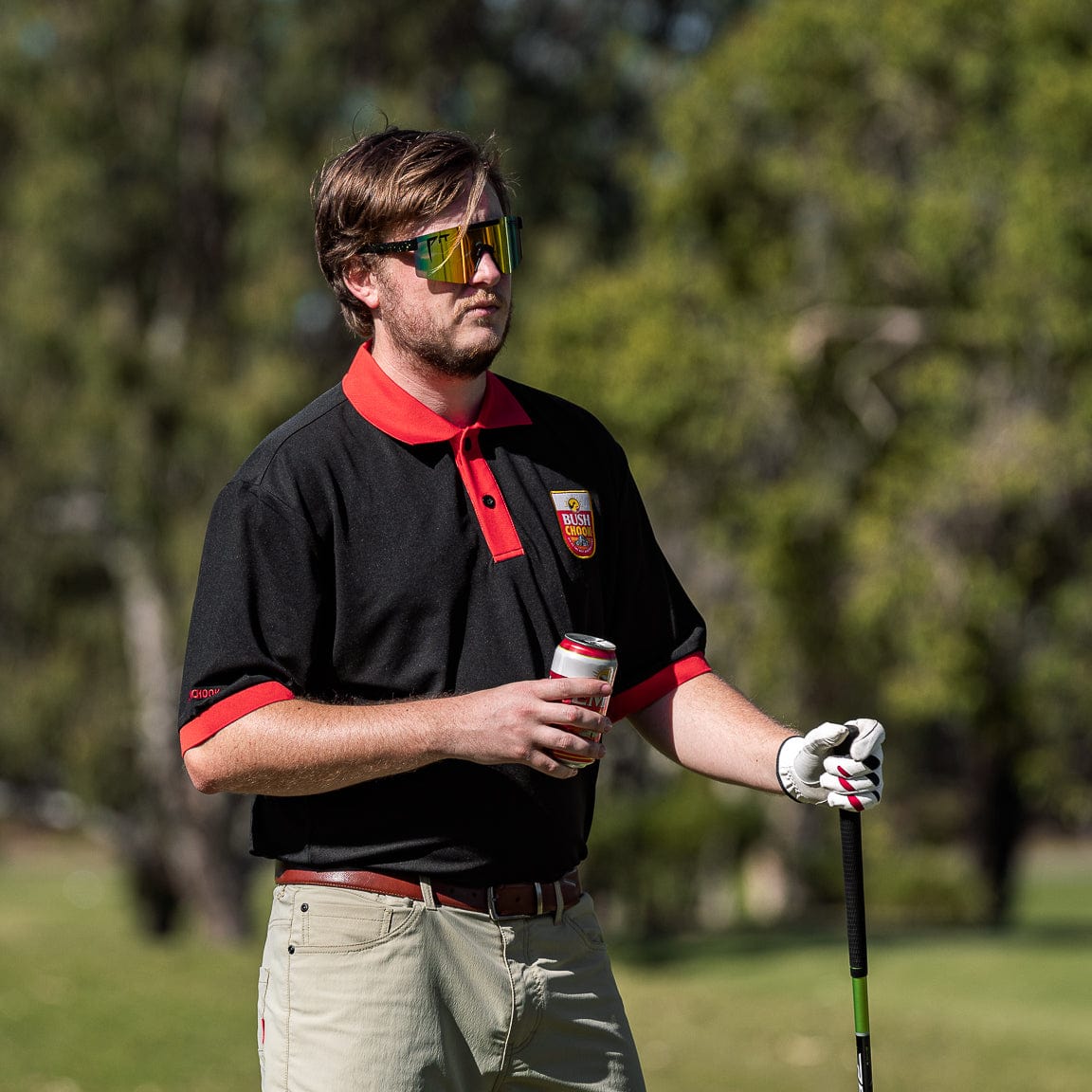 Shield Polo Shirt Polo Bush Chook