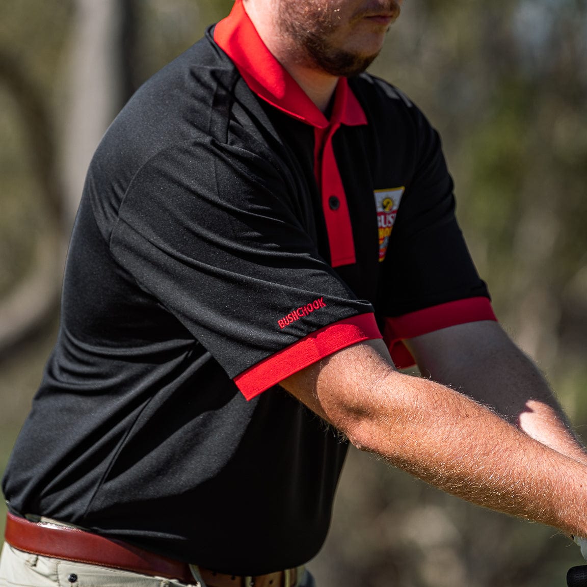 Shield Polo Shirt Polo Bush Chook