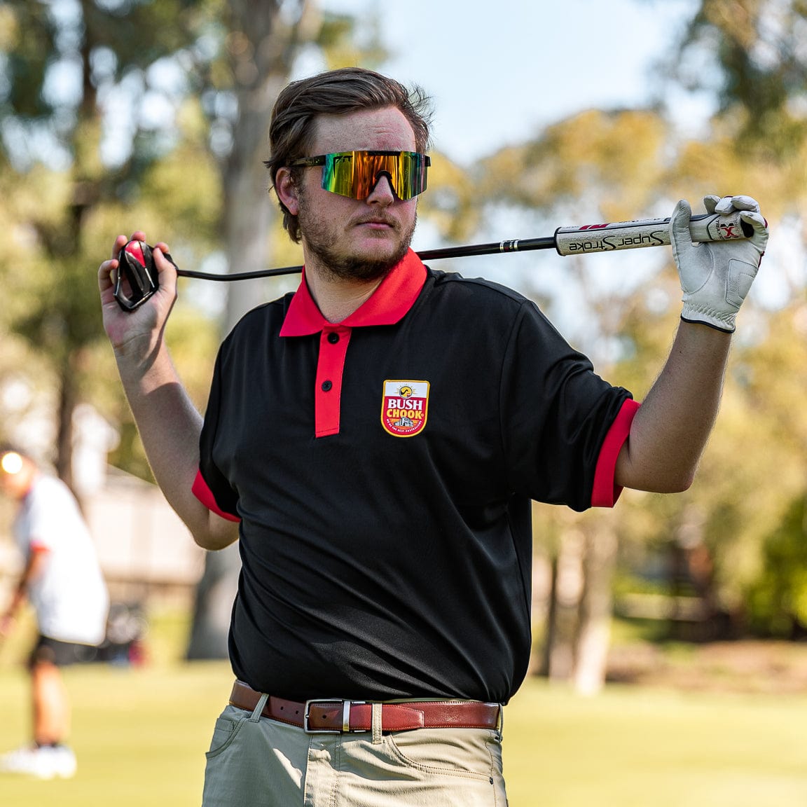 Shield Polo Shirt Polo Bush Chook