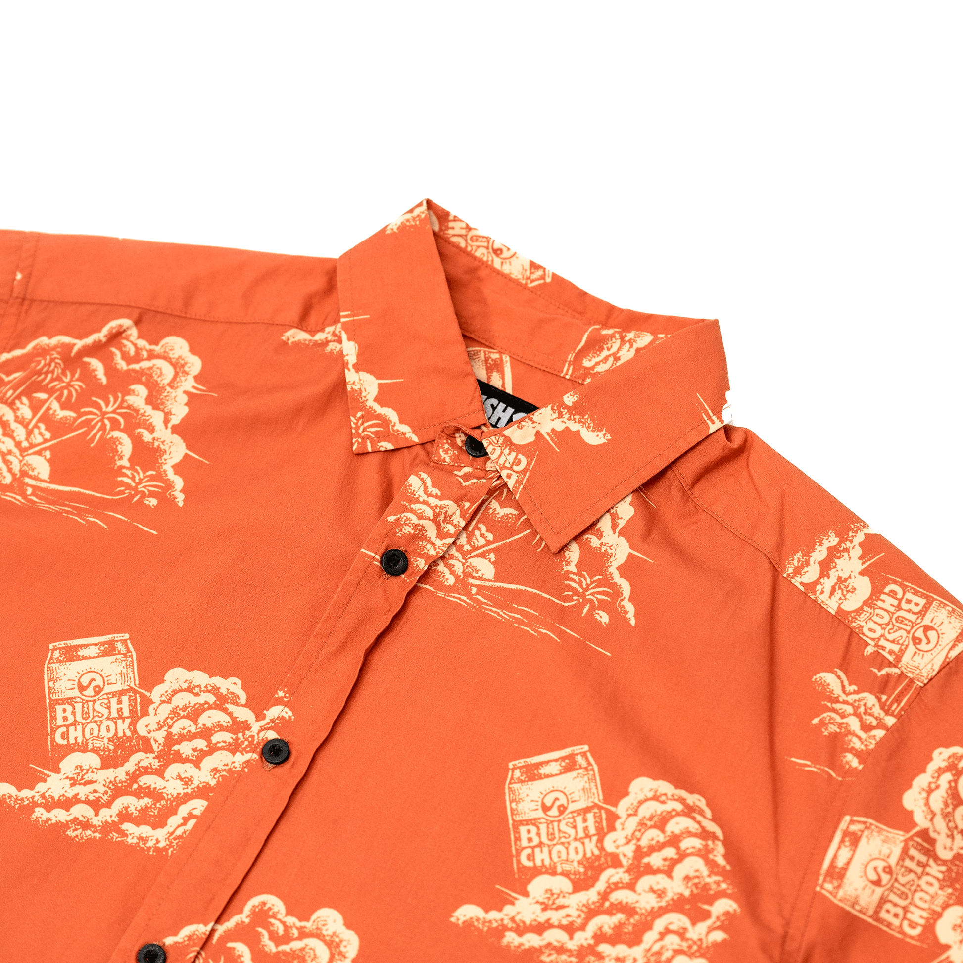 Terracotta Sunset Button-up Button-up Bush Chook