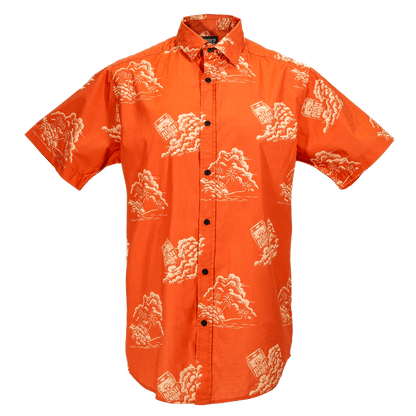 Terracotta Sunset Button-up Button-up Bush Chook