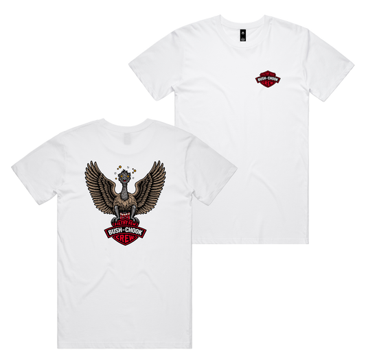 Filthy Few Tee — White front & back