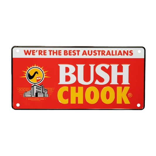 Bush Chook Number Plate
