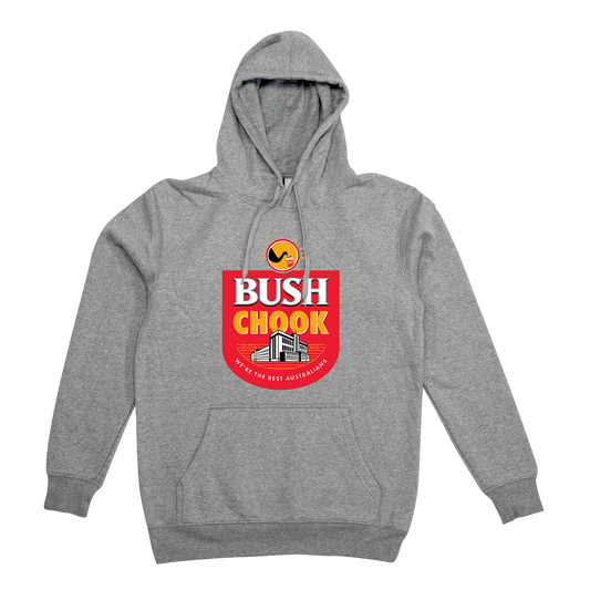 Bush Chook Grey Hoodie