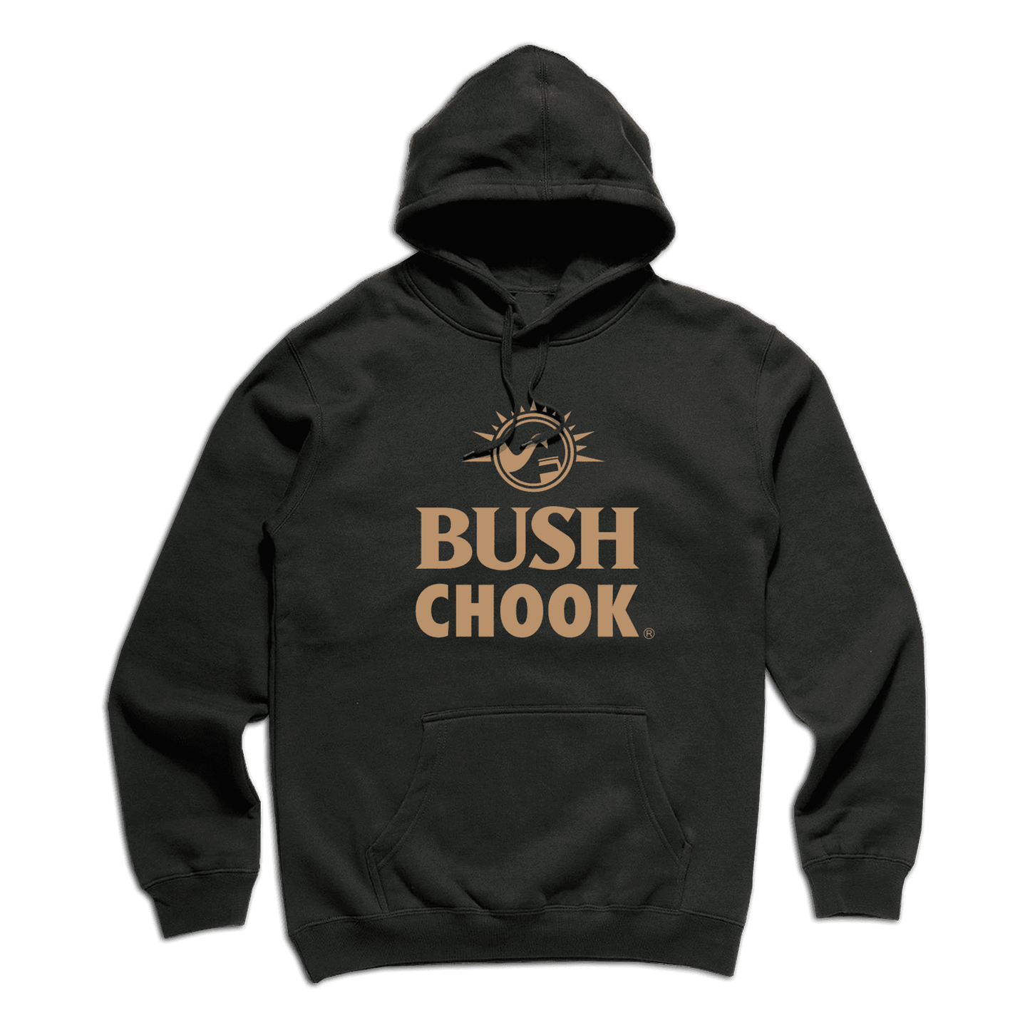 Bush Stamp Hoodie Black