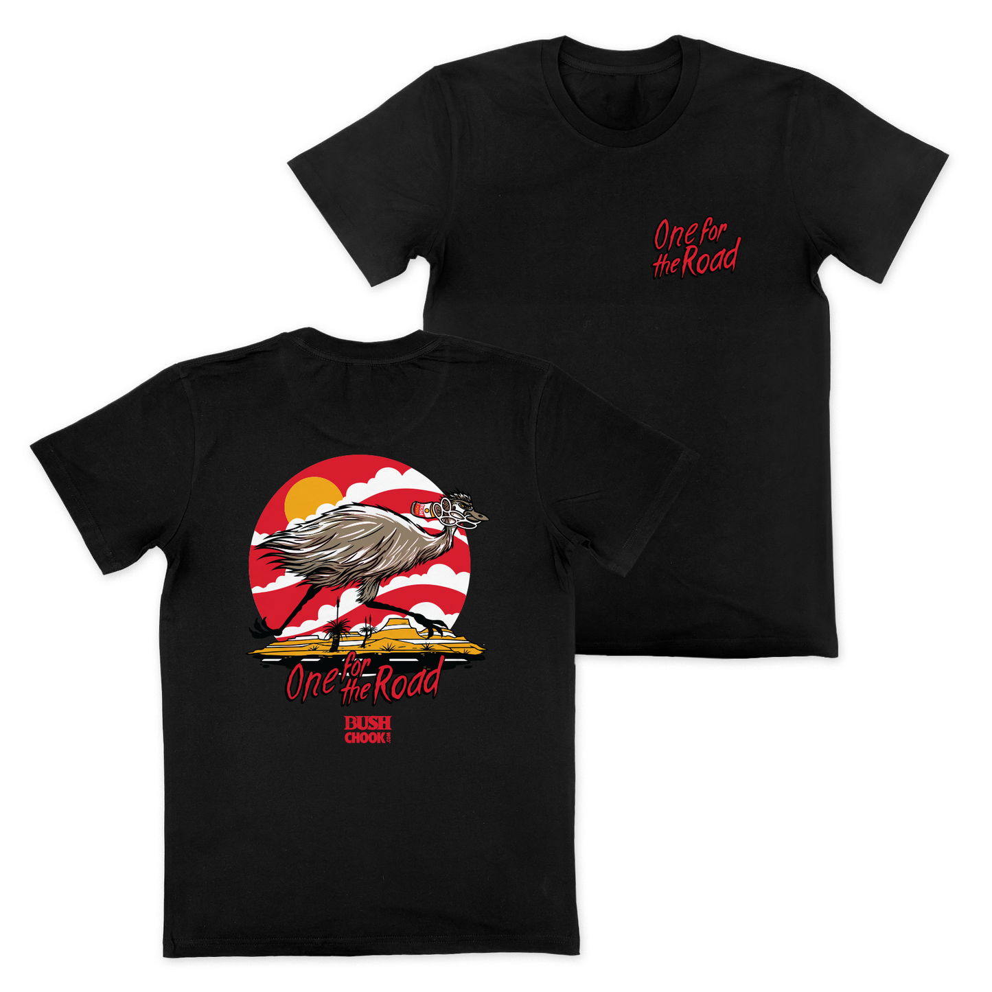 One For The Road Tee Black