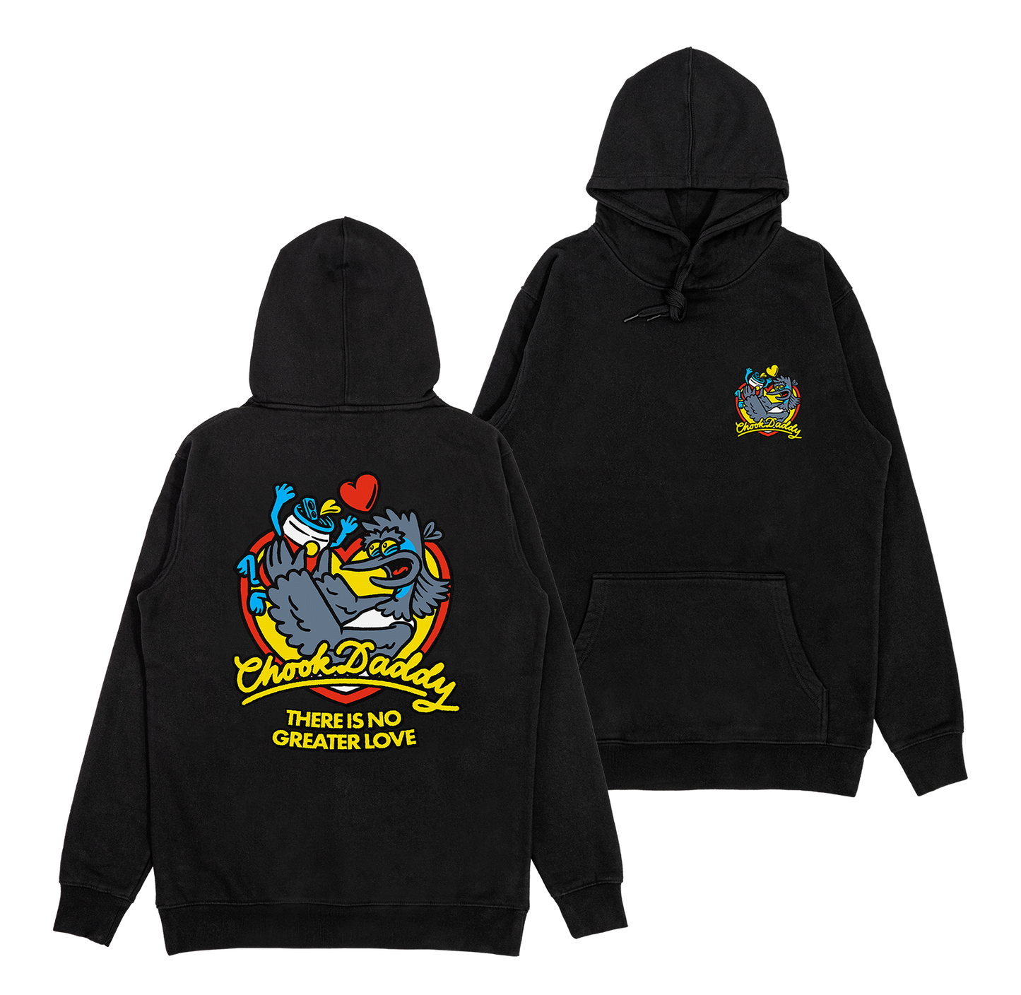 Chook Daddy Hoodie Black