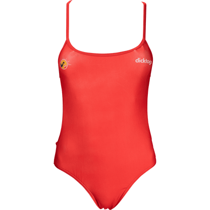 Bush Chook One Piece Red Swimwear