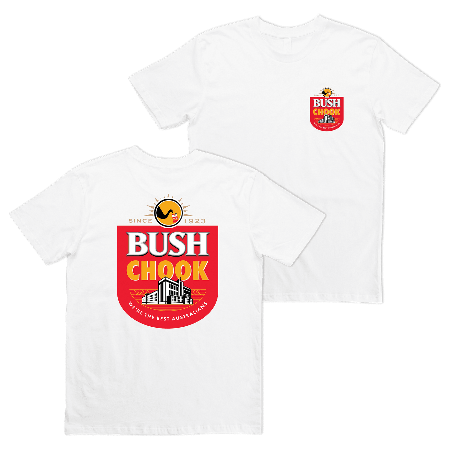 Bush Mob Tee White